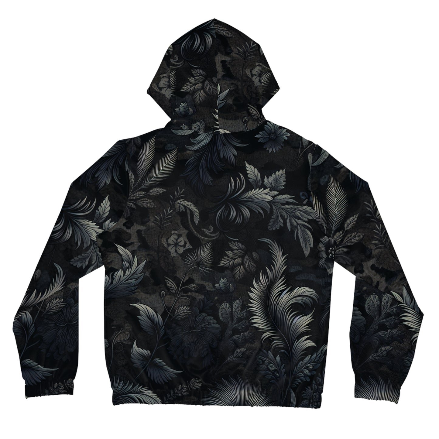 Midnight Floral Elegance Hoodie for Women